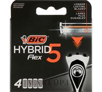 Bic Lame Ricariche Rasoio Hybrid5 Flex 5 Lame 4pz - Lame rasoio
