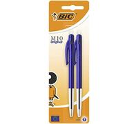BIC M10 Clic Clip-on retractable ballpoint pen Medio Blu 2pezzo(i)