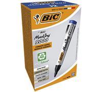 Marcatori permanenti a punta tonda Bic Marking 2000 - 134928 Marcatori blu a punta tonda permanenti tratto 2,5 mm con punta da 2,5 mm in confezione da 12 Pz.