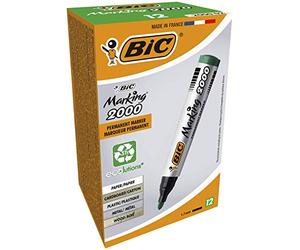 Bic Marking 2000 Ecolutions Marcatore Permanente Confezione 12 Marcatori Colore Verde