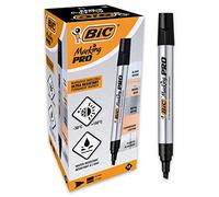 BIC Marking Pro Indelebili Con Punta A Scalpello - Neri, Confezione Da 12