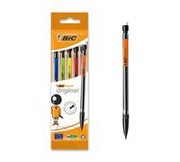 BIC Matic Original Porte-Mines 0,7 mm HB, Facile à utiliser, Pour l'Ecole, au bureau ou à la Maison - Couleurs Assorties, Pochette de 5