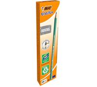 Bic Matita In Grafite, Evolution Ecolutions, Per Scrivere A Scuola E In Ufficio, Verde, 12 Unità (Confezione da 1)