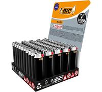 BIC Maxi - Grattugia accendini, 50 pezzi, colore: Nero
