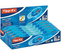 Bic Tipp-Ex Micro Tape Twist correttore a nastro 5 mm x 8 m - Conf. 10 pz