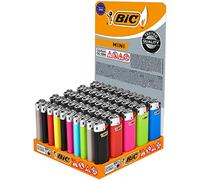 BIC Mini Flint - accendini in diversi colori, vassoio con 50 pezzi