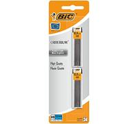 BIC Miniere di grafite sottili con custodie per portamine - miniere da 0,5 mm HB, blister da 2 custodie da 12 miniere