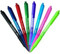 Bic Penna a sfera retrattile morbida al tatto, punta media (1,0 mm), colori assortiti, 12 pezzi
