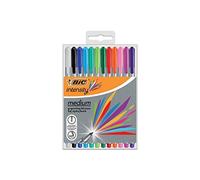 BIC - Pennarelli "Intensity Medium", astuccio in plastica, confezione da 12 pezzi