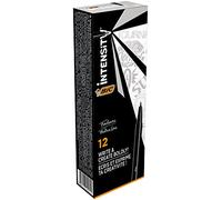 BIC Pennarelli Punta Fine, Intensity, Punta in Feltro, 0.8 mm, Colore Grigio, Confezione da 12, Fornitura Cancelleria Scuola e Ufficio