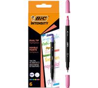 Bic Pennarello Intensity Dual Tip 503828 6 Unità