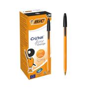 BIC Penne a Sfera Cristal Original Fine, Set Penne Economiche Scuola e Ufficio, Punta Fine (0.8mm), 20 Unità