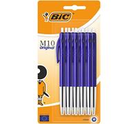 BIC Penne a sfera M10 Medium - 1 confezione da 10 - Blu