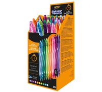 Bic Penne Gel a Sfera, 900 x 600 mm, Confezione da 30, Multicolore Multicolore C