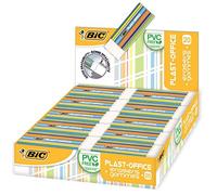 BIC Radierer PLAST di Office in plastica, Display Box da 20 pezzi - NUOVO