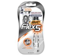 BIC Rasoio Monouso Frex 5, 3 Zinco Pezzi