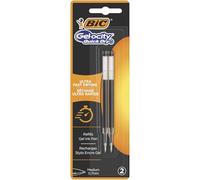 Ricarica penna Bic Gel Ocity Quick Dry - punta media 0,7 mm - nero - 2 pezzi