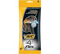 BIC - Set di 10 buste di 4 Rasoi Flex 4 (4 lame) + banda Lubrificante