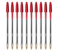 Bic - Set di 10 penne BIC Cristal Original Rosse