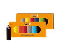 BIC - Set di 16 accendini a pietra focaia Maxi assortiti