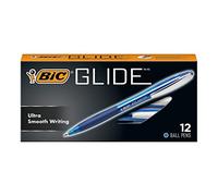 BIC VCG11BE Atlantis originale penna a sfera, inchiostro blu, media, 1 mm, Dozen