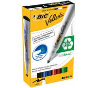 BiC Velleda 1701 Bianco Tavola Evidenziatore Assortito (Confezione 4)