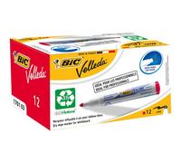 BiC Velleda 1701 Bianco Tavola Evidenziatore Rosso (Confezione 12)