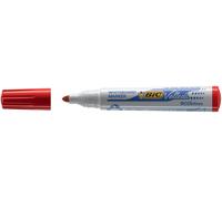 Pennarello per lavagna cancellabile Whiteboard Marker Velleda 1701 Recycled BIC - punta tonda 1,5mm - rosso - Bic - con