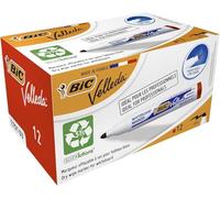 Marcatore Punta Tonda 1.5 mm ROSSO Whiteboard Velleda 1701 Recycled BIC (12 Pz)