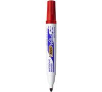 Pennarello per lavagna cancellabile Whiteboard Marker Velleda 1701 Recycled BIC - punta tonda 1,5mm - rosso - Bic - con