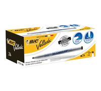 BiC Velleda 1721 Bianco Tavola Evidenziatori Nero (Scatola Di 24)