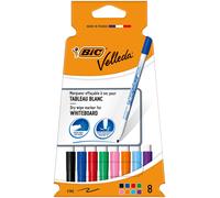 BIC Velleda 1721 Ecolutions, Dry Erase Whiteboard Pens ideal for School 'Velleda