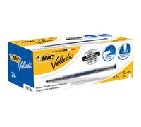 BiC Velleda 1721 Pennarello Per Lavagna Bianco Blu (Scatola Da 24)