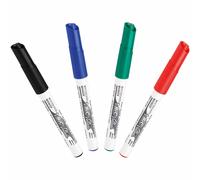 Pennarello Whiteboard Marker Velleda 1741 Bic - punta tonda 1,4mm - astuccio 4 colori - Bic