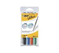 BIC Velleda 1741 evidenziatore 4 pz Tipo di punta Nero, Blu, Verde, Rosso (Bic Velleda 1741 Whiteboard Marker Bullet Tip 1.4mm NEW