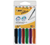 Bic Velleda 1741 - Pennarello cancellabile a secco, confezione da 6