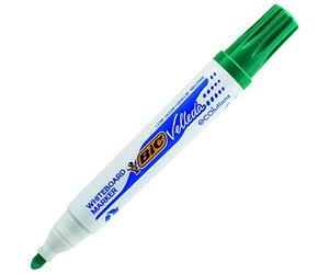 BIC VELLEDA 1751 ECOLUTIONS MARCADORES PARA PIZARRA - PUNTA BISELADA - TRAZO ENTRE 3MM Y 5.5MM - TINTA CON BASE DE ALCOHOL - ECO