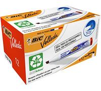 Bic Velleda 1751 Whiteboard Marker Chisel Tip Line Width 3.7-5.5mm Red Ref 1199175103 [Pack 12]
