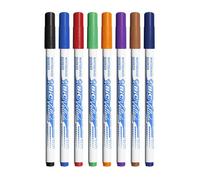 BIC Velleda, pennarello per lavagna bianca, 1721, tascabili, a base di chetone, 1,5 mm Confezione da 8 Assorted Colours
