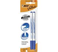 BIC Velleda White Board Marker (confezione da 2), colore: Nero confezioni 2 Blue