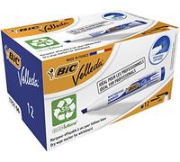 Bic Pennarelli A Gesso Liquido Bic Velleda 1751 Azzurro (12 Pezzi) S_0301_S84195
