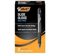 Bic Velocity Bold - Penna a sfera retrattile, punta grassa (1,6 mm), nero, 36 pezzi