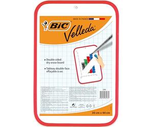 BIC Weißwandtafel Velleda, 2 Seiten, Maße: 300 x 440 mm