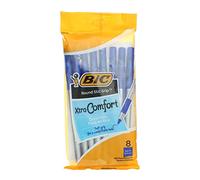 BIC Xtra Comfort Round Stic Medium Ballpoint Pens 8/Pkg-Blue