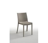 PERLA SEDIA SENZA BRACCIOLI NERA