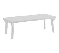 TAVOLO RETTANGOLARE ESTERNO ALLUNGABILE 6/8 PERSONE 160/220X90X74H CM BIANCO
