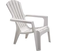 Poltrona da Esterno Impilabile Polipropilene 73x80x88 cm Bianco Norimberga BICA