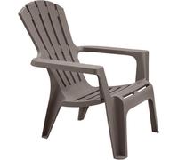 BICA Poltrona da Esterno Impilabile Polipropilene 73x80x88 cm Taupe Norimberga