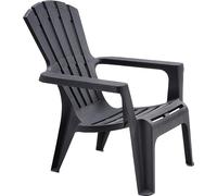 BICA Poltrona da Esterno Polipropilene 73x80x88 cm Nero Norimberga