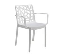 BICA Sedia da Giardino Matrix con Braccioli Poltrona per Esterni in Polipropilene Bianca - bianco 8003723003534